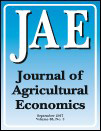 書籍：Journal of Agricultural Economics