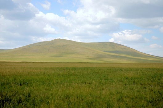 写真2　ビクトルがコサックの仲間たちと駆け回った、ホロンバイル草原
