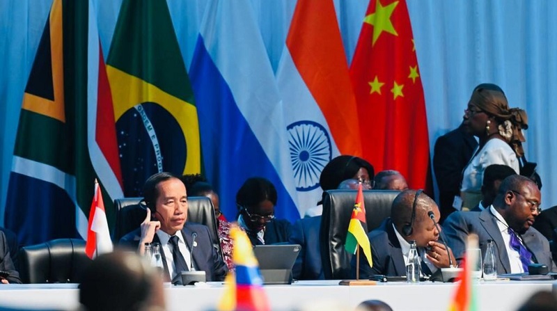 写真2　BRICS首脳会議に出席したジョコウィ大統領