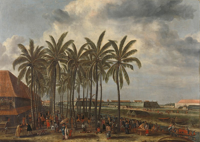 写真：植民地期のバタヴィア（現在のジャカルタ）の様子
