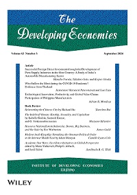 The Developing Economies