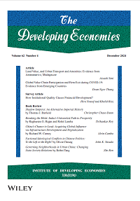 The Developing Economies