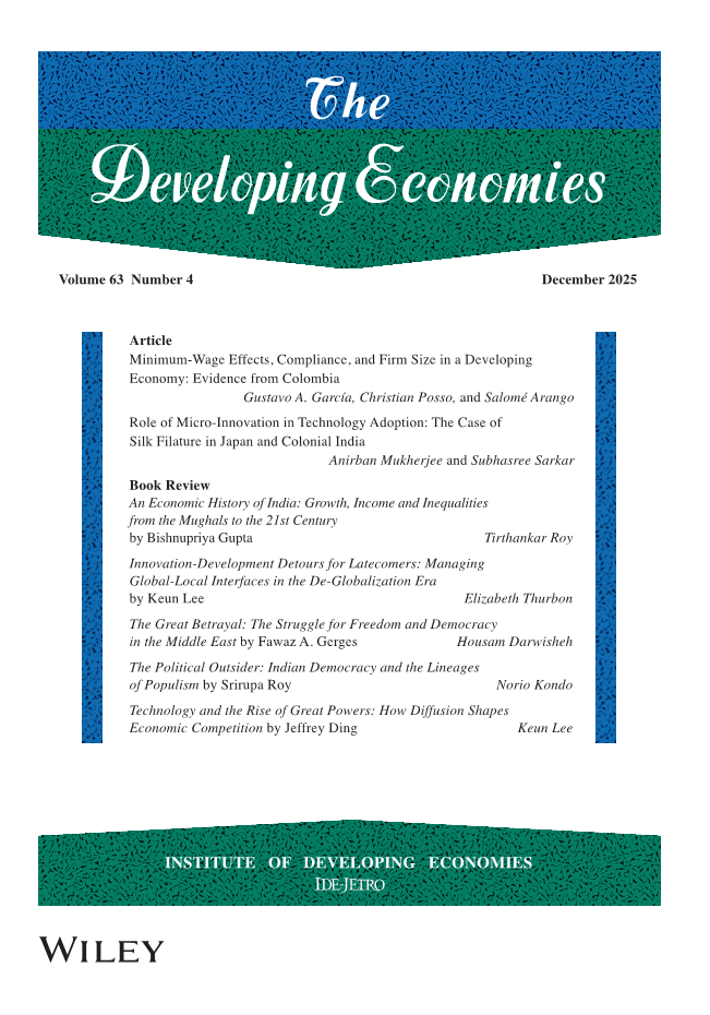 The Developing Economies