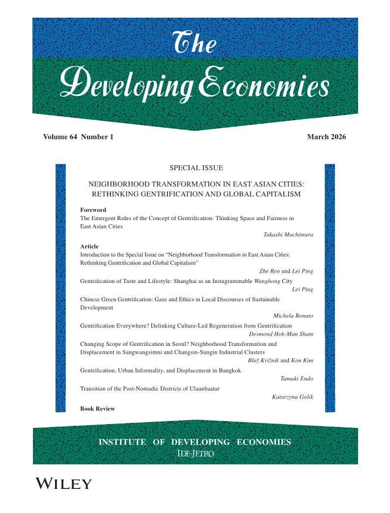 The Developing Economies