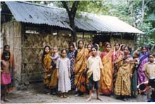 Inside a Grameen Bank center The Comilla District center of the Grameen Bank, Bangladesh 