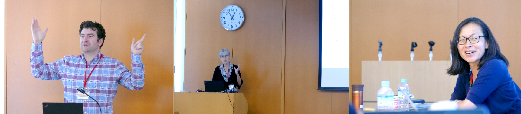 photo:（From the left）Professor Mark Dallas, Professor Susan Helper, and Professor Mari Sako at Session 2.