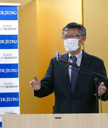 写真：丸川 知雄 氏（東京大学 社会科学研究所 教授）