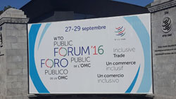 WTO Public Forum 2016 会場風景