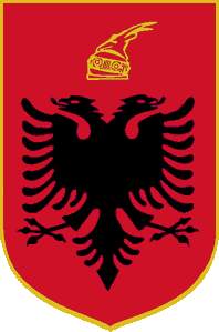アルバニア国旗の双頭の鷲