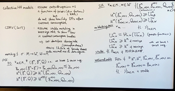 写真：Cherchye, Demuynck, Rock, and Vermeulen論文の概要（前半）