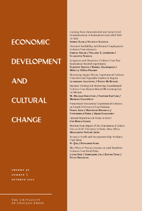 書籍：Labor Market Information and Parental Attitudes toward Women Working Outside the Home: Experimental Evidence from Rural Pakistan