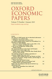 Oxford Economic Papers, 2023