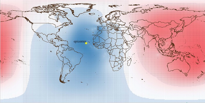 図1　重力方程式の「当てはまり」の良さ