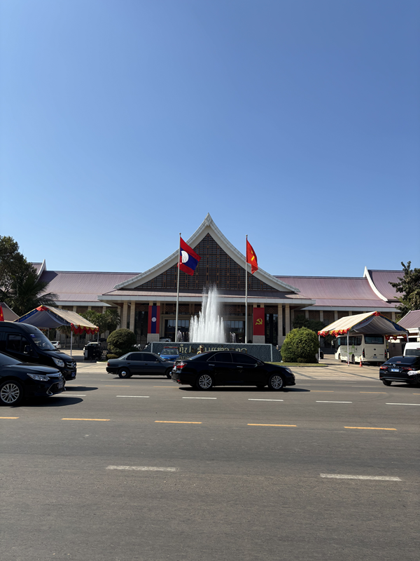 写真1　党大会開催中の国立会議場（2026年1月8日）