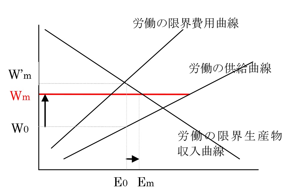 図2　需要独占的モデル