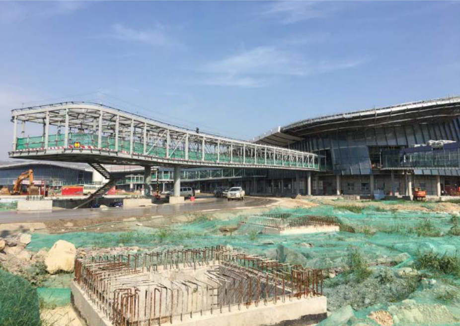 写真：新空港の建設現場