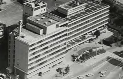 写真：設立当時（市ヶ谷時代）のアジア経済研究所