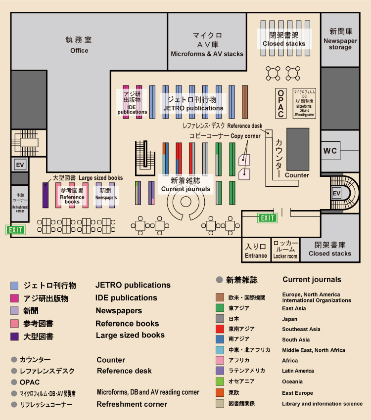 1F館内マップ