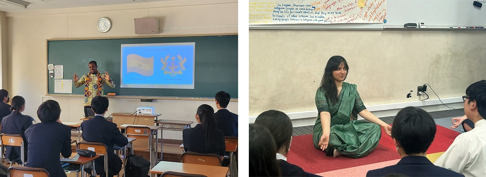 千葉県内の3校で実施し、9人の研修生を講師として派遣。