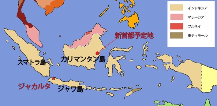 図1　新首都予定地