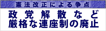 憲法改正による争点