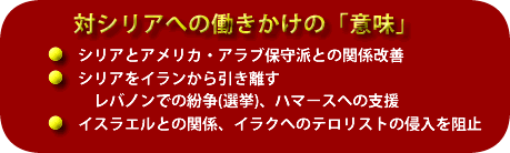 表：対シリアへの働きかけ「意味」