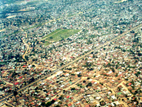 ケニア・ナイロビの密集居住地区